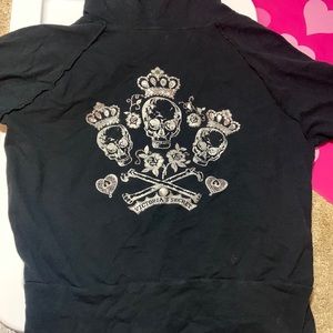 VINTAGE Skull Victoria Secret Zipup